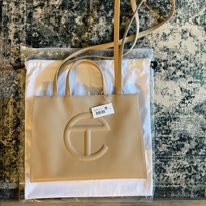 Telfar Medium Shopping Bag Cream